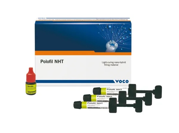 KIT  DE RESINA POLOFIL  NHT SET DE 3 JERINGAS CON ADHESIVO MARCA VOCO