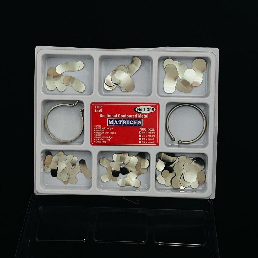 BANDA MATRIZ PREFORMADA 100 PIEZAS