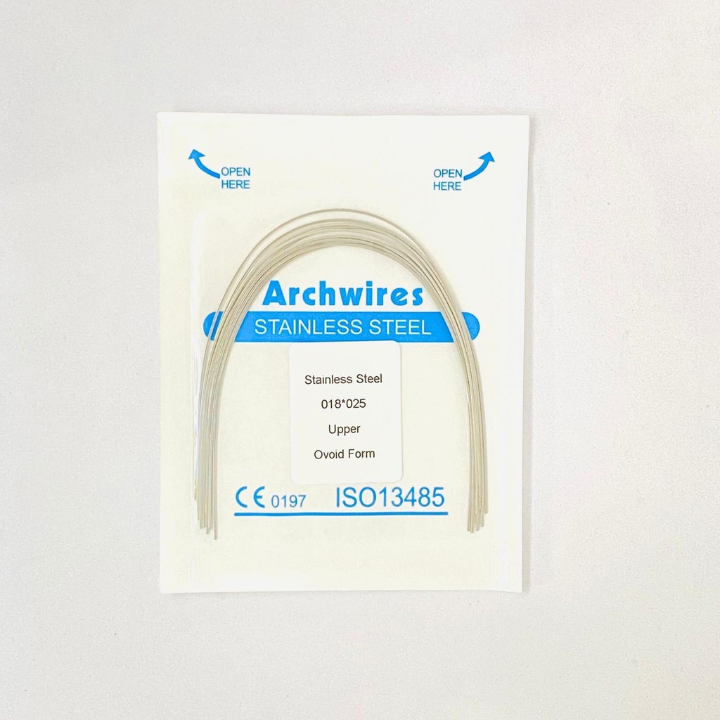 ARCOS PARA ORTODONCIA ACERO INOXIDABLE 1 UN