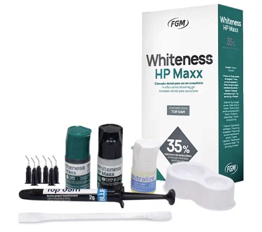 WHITENESS HP MAX 35% - P.HIDROGENO- 3-5 PACIENTES