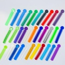 LIGADURAS DE COLORES PAQUETE 39 LLAVES