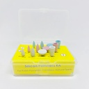KIT DE PULIDORES PARA PORCELANA, CERAMICA