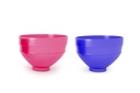 COPA DE HULE  MEDIANA PARA MEZCLAR  YESO COLOR AZUL MARCA MAQUIRA 